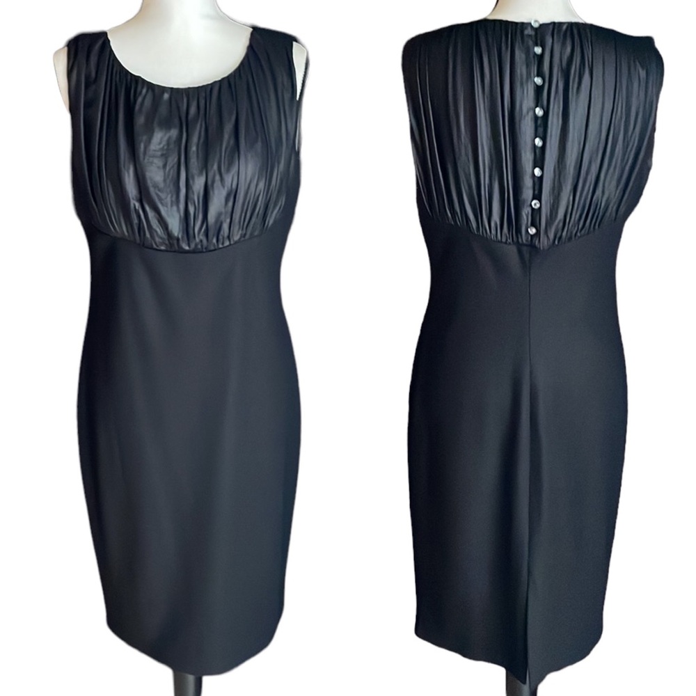 Andrew Marc NY Classic Cocktail Black Dress 12